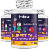 NuBest Tall 10+ Growth Support for Ages 10+ & Teens, 60 Capsules