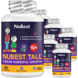 NuBest Tall 10+ Growth Support for Ages 10+ & Teens, 60 Capsules