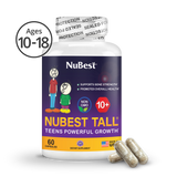 NuBest Tall 10+ Growth Support for Ages 10+ & Teens, 60 Capsules